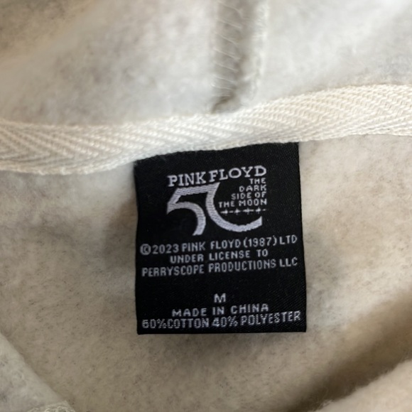 Pink Floyd Hoodie Sweatshirt Size Medium unisex NWT - Picture 6 of 6